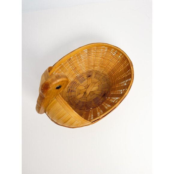 Vintage small wicker duck basket - Picture 5 of 8